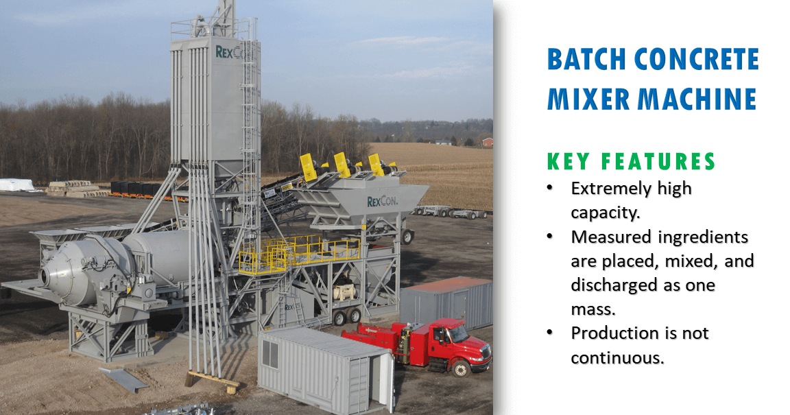 Batch Concrete Mixer Machine