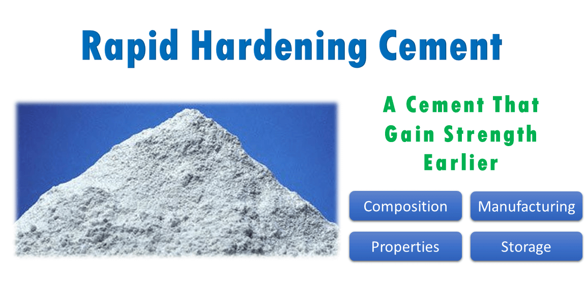 rapid hardening cement